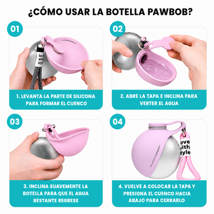 PawBob™ - Botella Portátil Para Perros